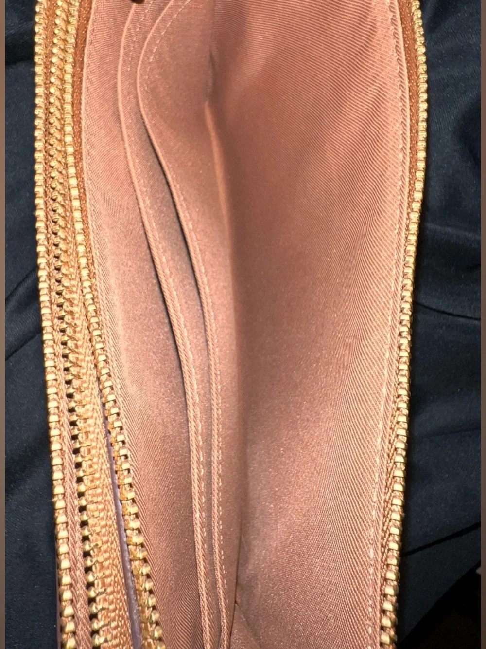 Coach Tan Signature Canvas Wristlet Clutch - Picture 3 of 7